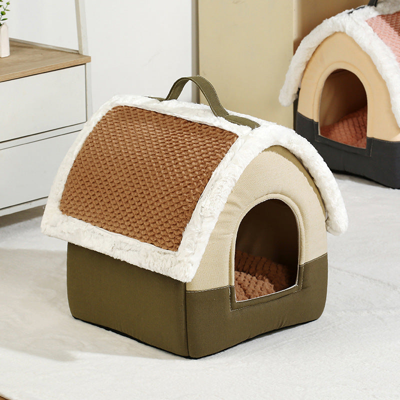 Maison - niche pliable pour chiens et chats