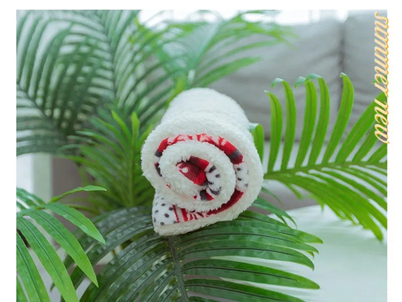 Tapis, couverture de Noel pour chien, couverture imprimé