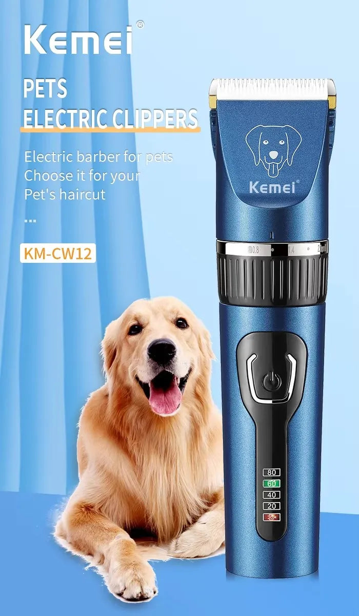 Tondeuse à cheveux et poils pour chien rechargeable