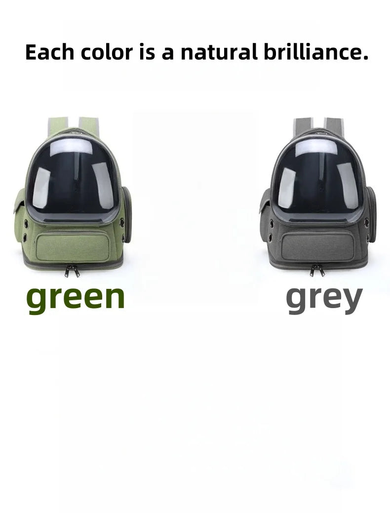 Sac à dos transparent pour animaux de compagnie, accessoire idéal pour chat, sac à bandoulière pour animaux de compagnie en extérieur