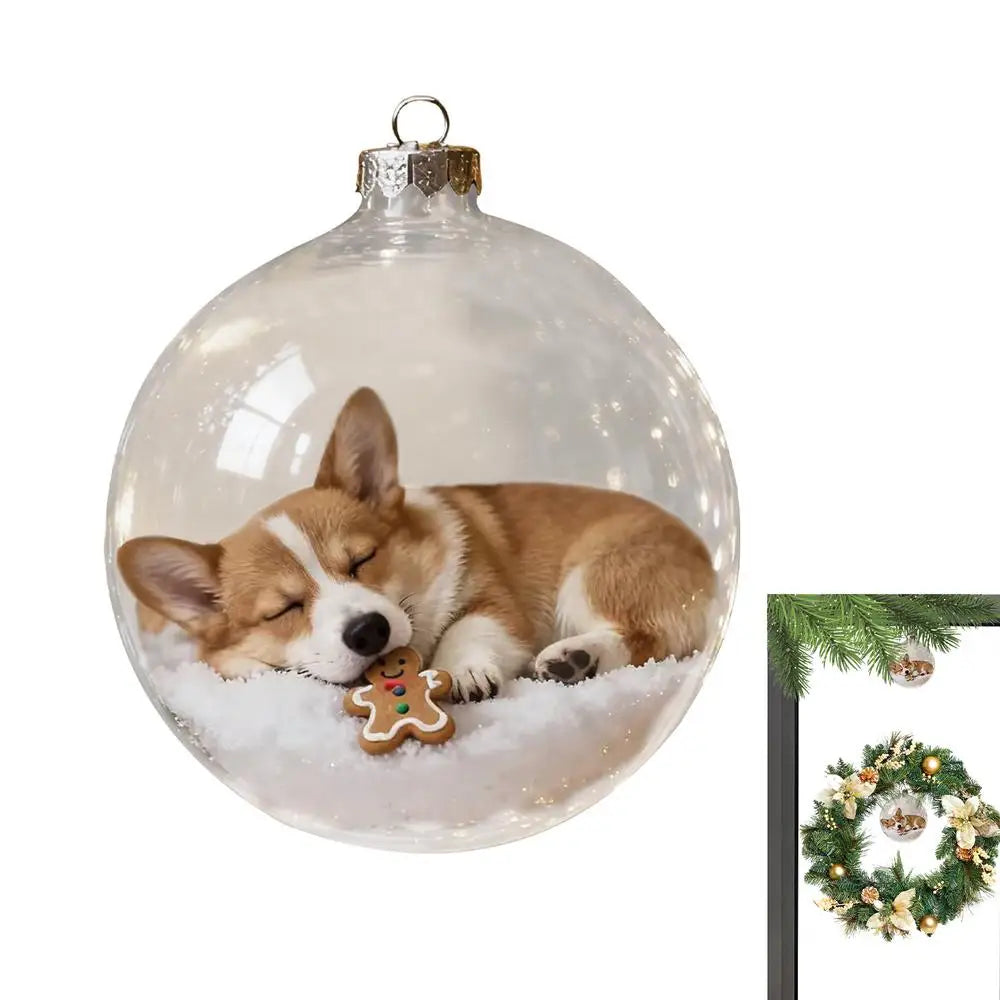 Décorations de Noël pour sapin, boules transparentes incassables à suspendre, décorations pour sapin, vitrine de chambre ou de centre commercial