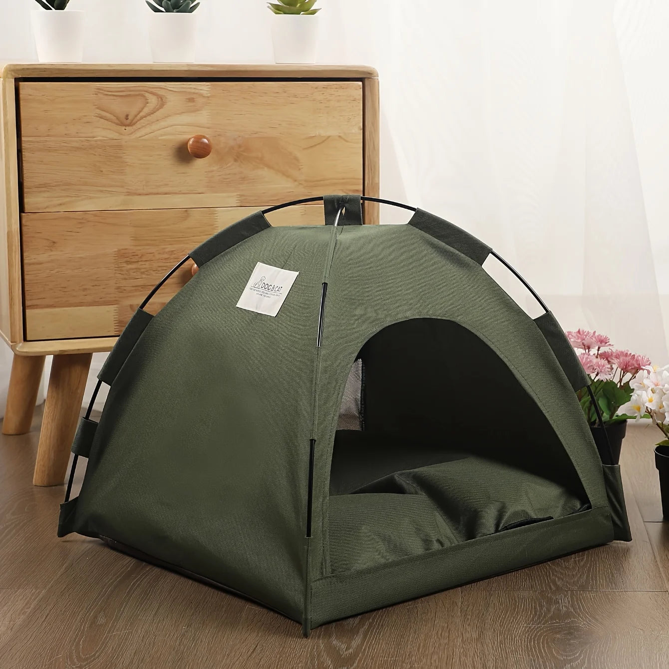 Tente confortable pour animaux de compagnie, adaptée aux chats et aux chiens