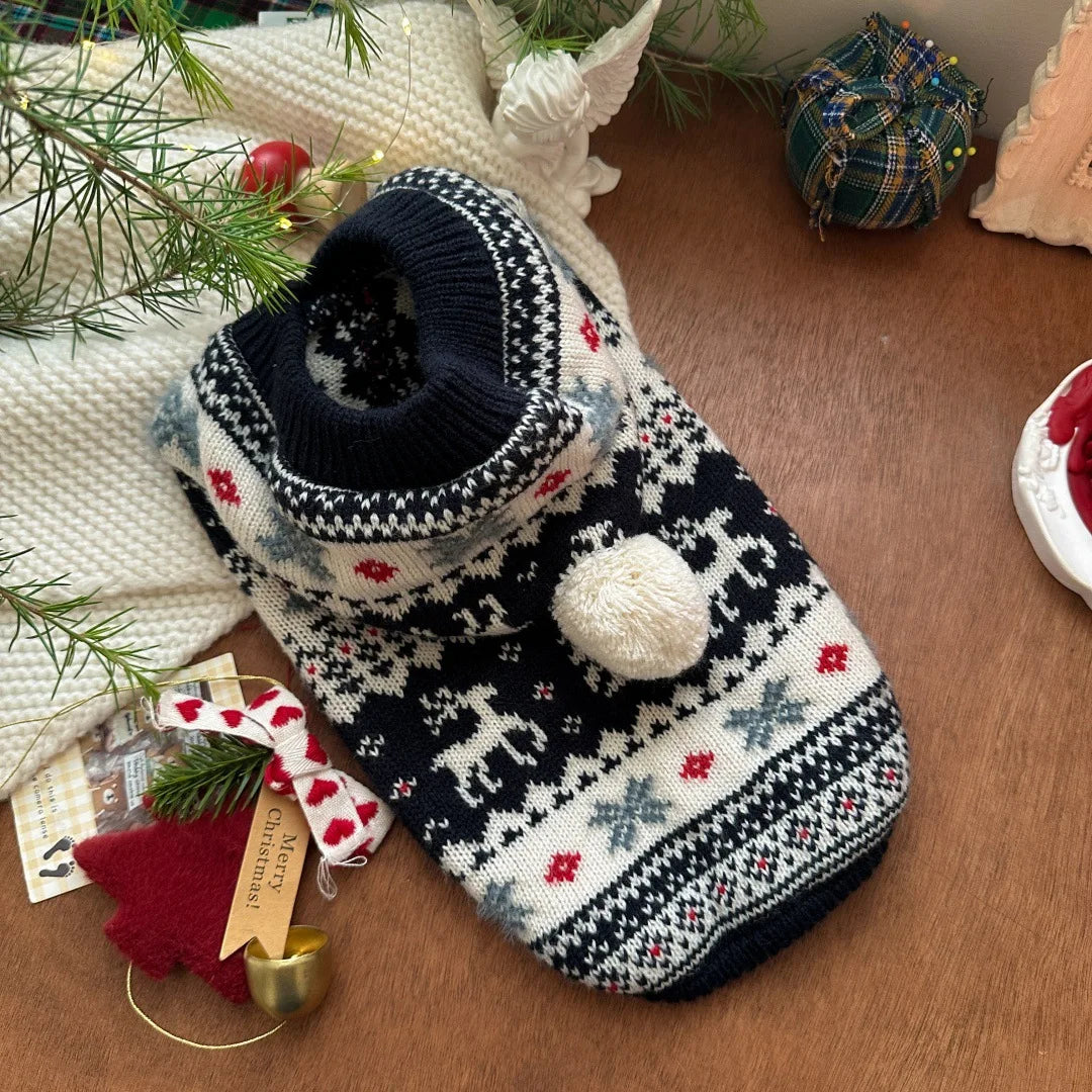 Vêtements chauds de Noël pour chiens et chats