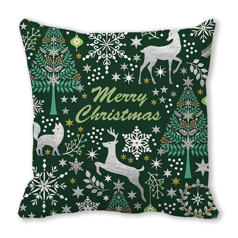 Housses de coussin imprimé en peluche