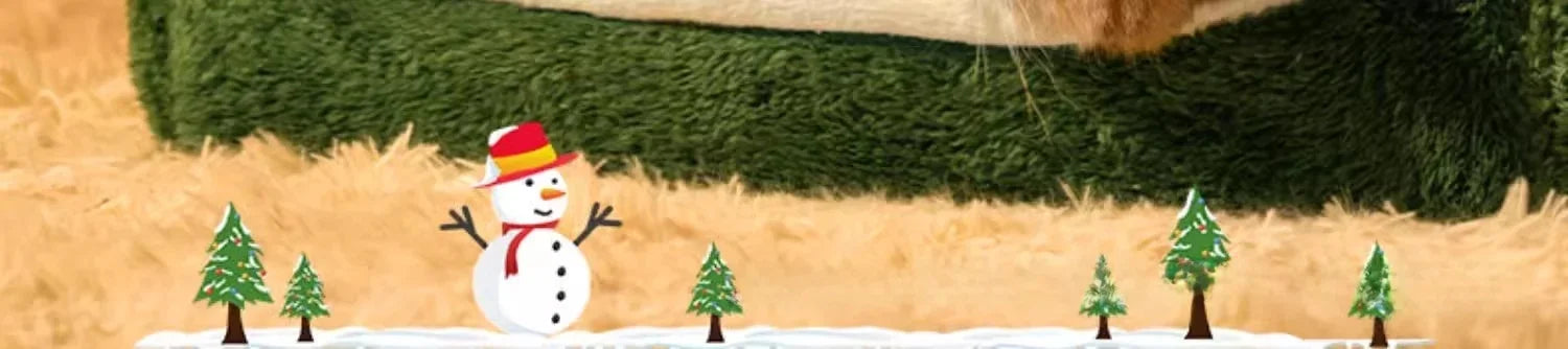 Maisonnette de Noel pour animaux de compagnie