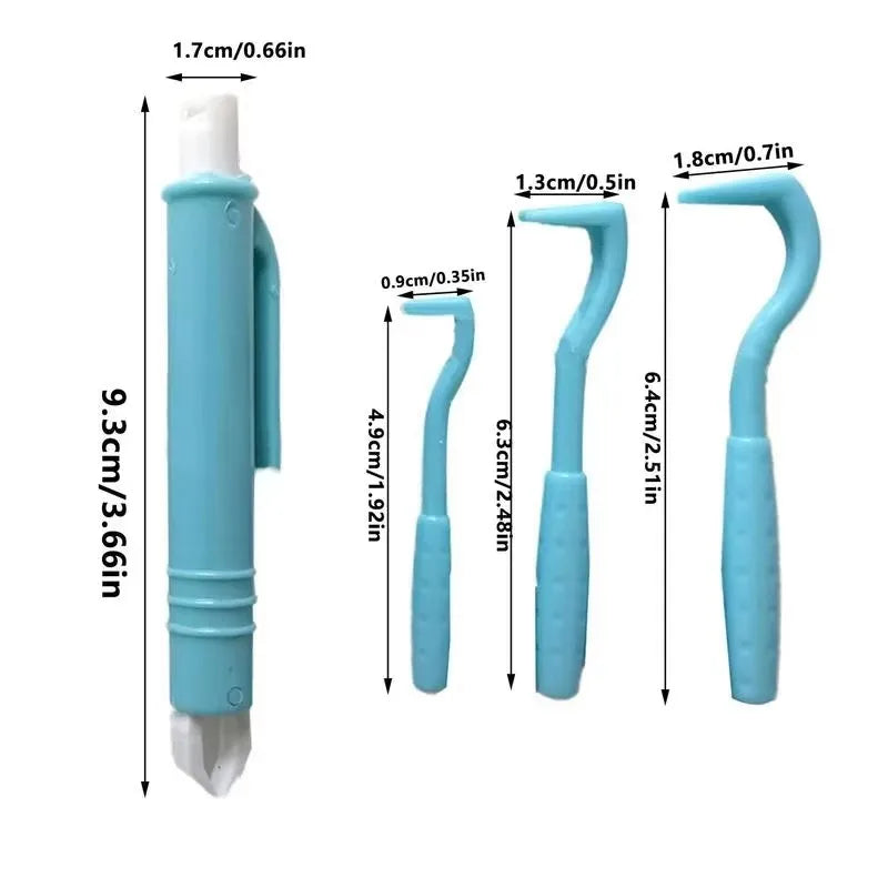 Kit de 4 outils pour retirer les puces et tiques des animaux de compagnie : pince à épiler, pince à épiler anti-acariens et anti-puces pour chiens, pince à épiler anti-puces et anti-tiques