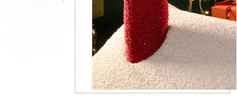 Nid douillet pliable pour animaux de compagnie, idéal pour Noel, avec décorations et accessoires pour chiens et chats.