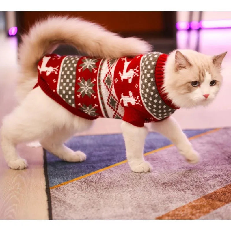 Vêtements chauds de Noël pour chiens et chats