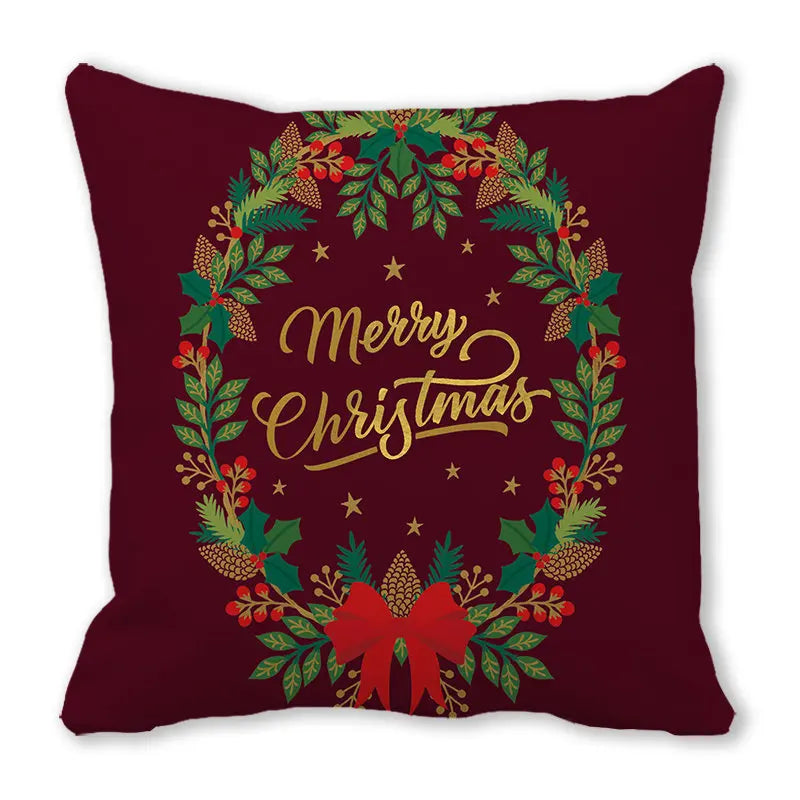 Housses de coussin imprimé en peluche