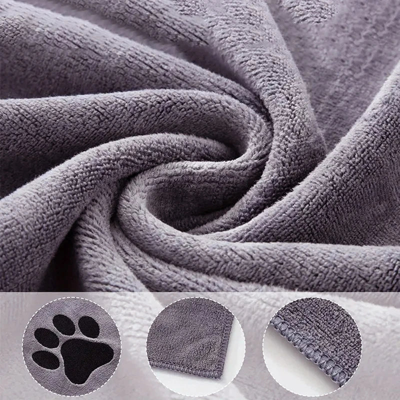 Serviette de bain pour chien
