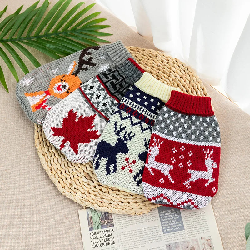 Vêtements chauds de Noël pour chiens et chats