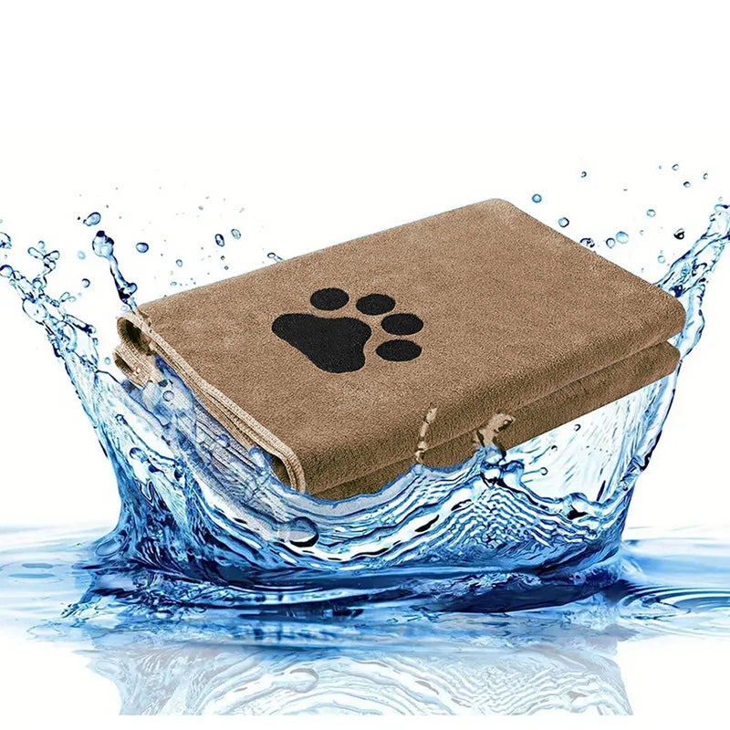 Serviette de bain pour chien