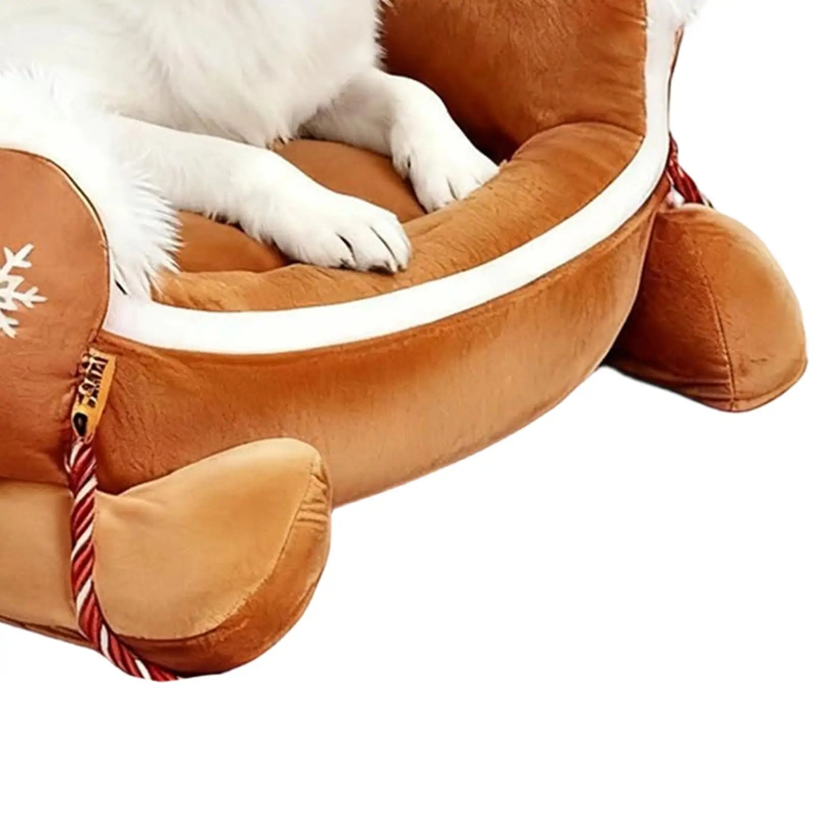 Canapé lit pour chiens et chats en forme de traîneau de Noel