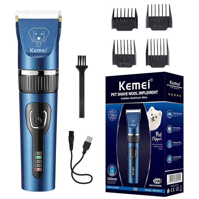 Tondeuse à cheveux et poils pour chien rechargeable