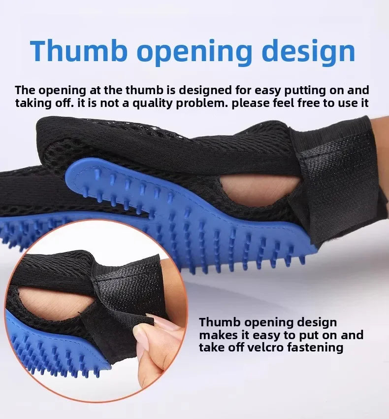 Gant de toilettage pour chien