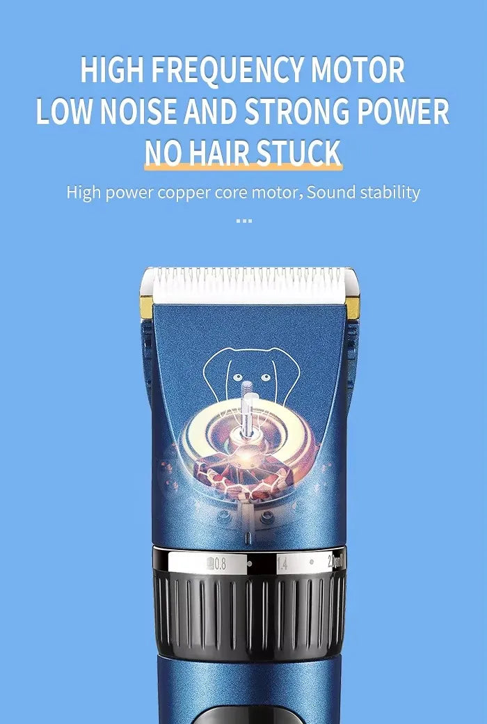 Tondeuse à cheveux et poils pour chien rechargeable