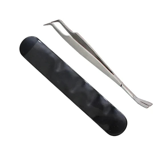 Ensemble d'outils anti-puces, pinces et crochets à gratter en acier inoxydable de qualité pour animaux de compagnie (chats et chiens)