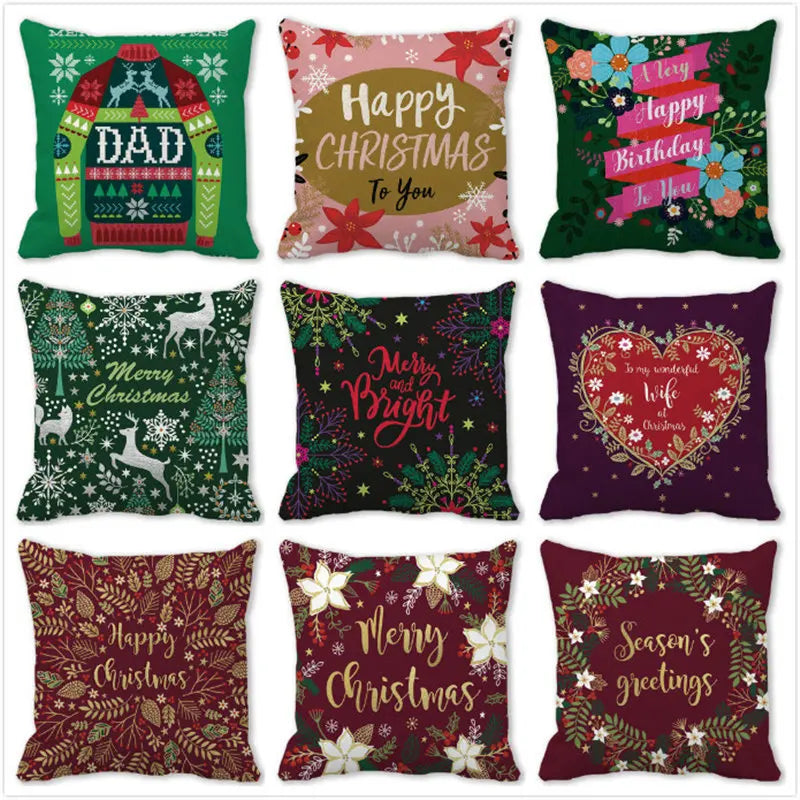 Housses de coussin imprimé en peluche