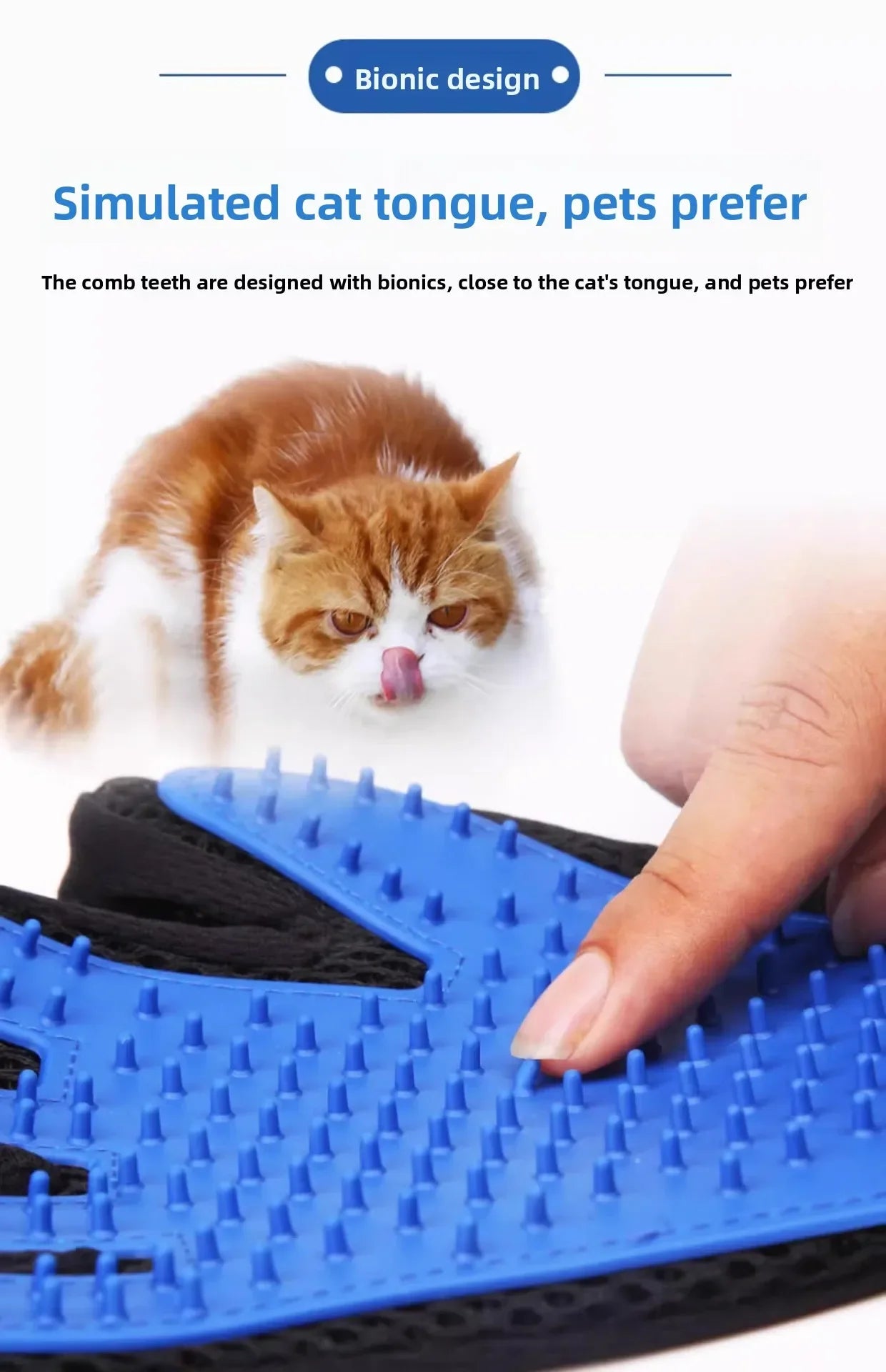 Gant de toilettage pour chien