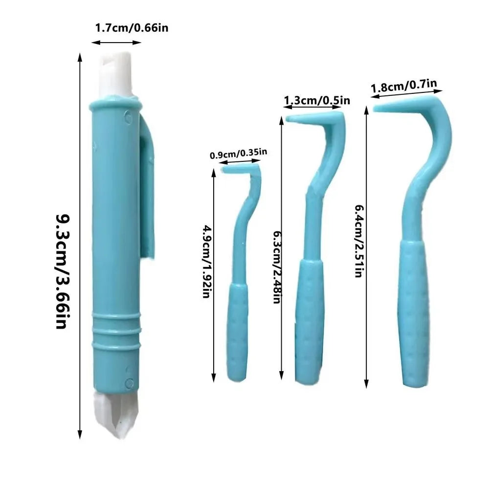 Kit de 4 outils pour retirer les puces et tiques des animaux de compagnie : pince à épiler, pince à épiler anti-acariens et anti-puces pour chiens, pince à épiler anti-puces et anti-tiques