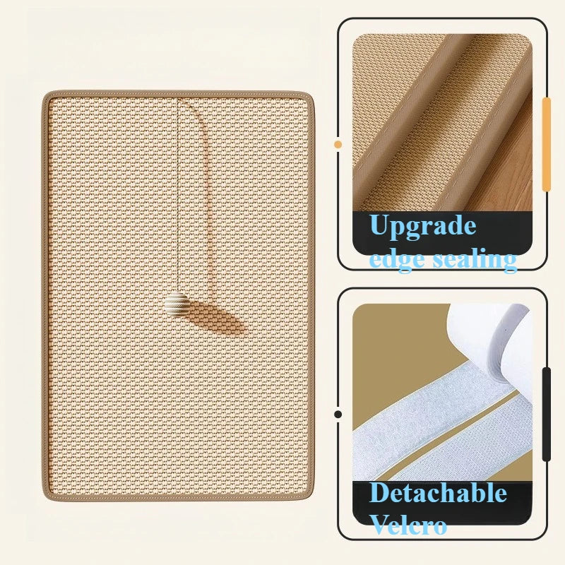 Griffoir mural pour chat avec balle suspendue