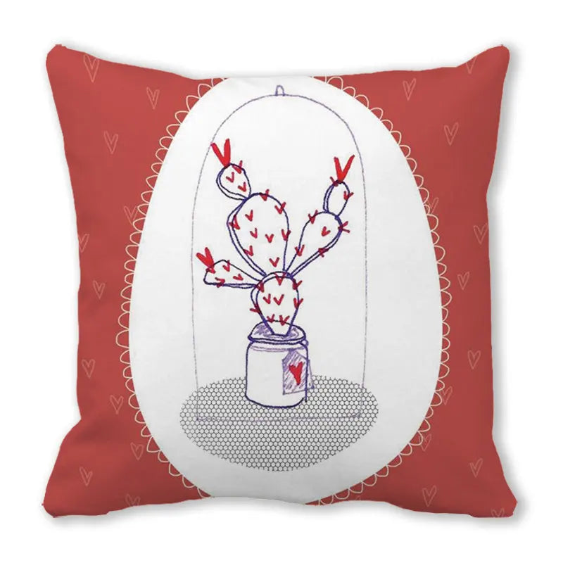 Housses de coussin imprimé en peluche