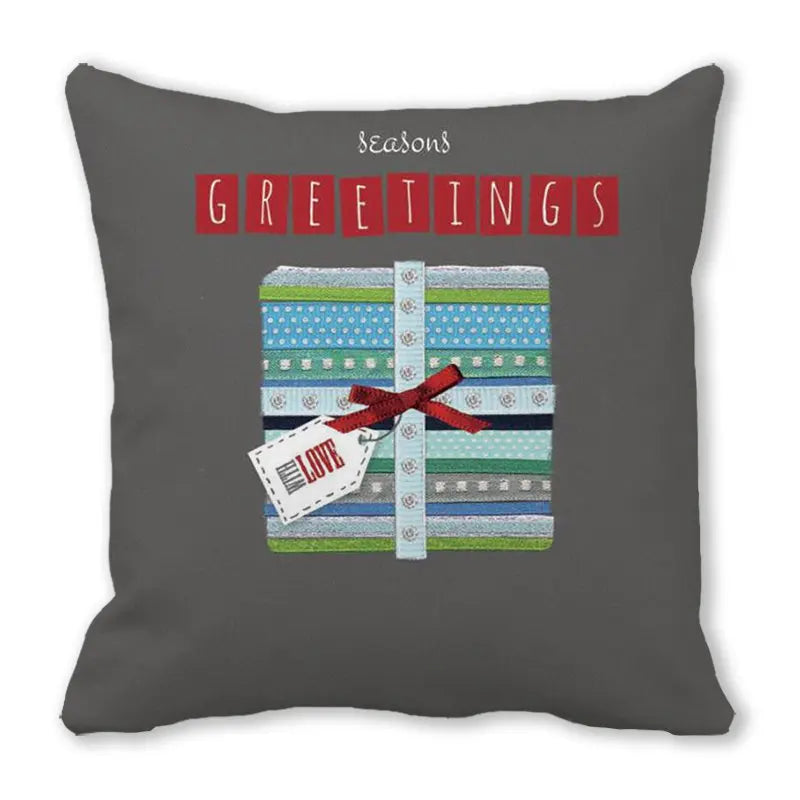 Housses de coussin imprimé en peluche