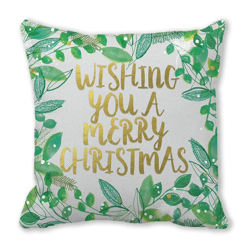 Housses de coussin imprimé en peluche