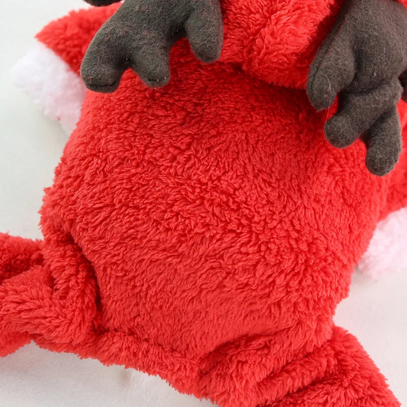 Veste / costume de noel en forme d'élan pour chien