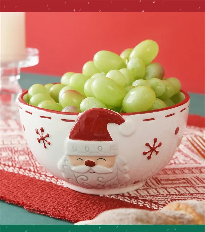 Assiette et bol de nöel pour animaux de compagnie