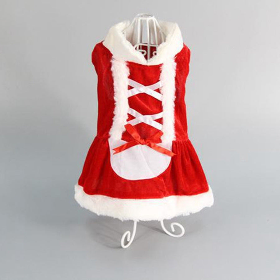 Veste - manteau  chaud de noel pour chien