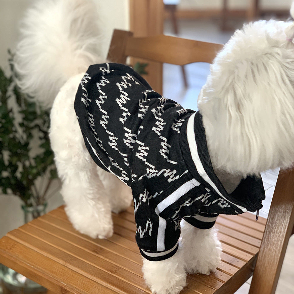 Veste pour animaux Teddy  Manteau zippé pour l’automne et l’hiver